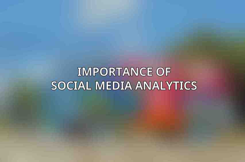Importance of Social Media Analytics