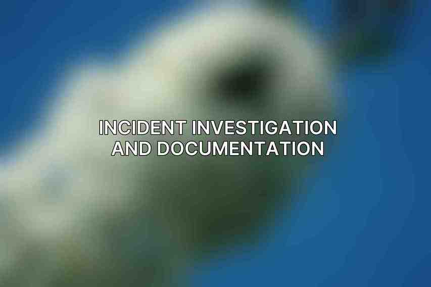 Incident Investigation and Documentation