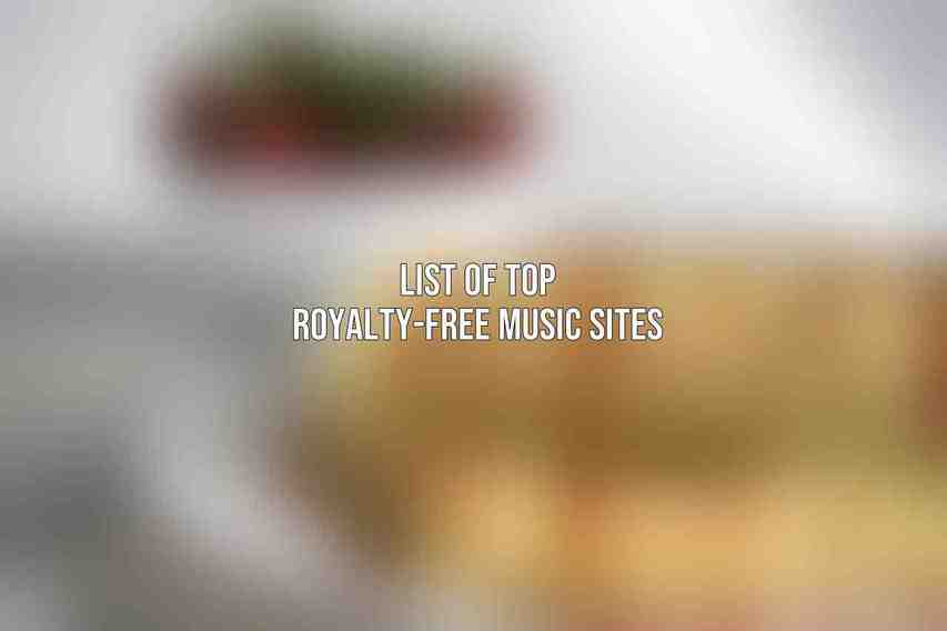 List of Top Royalty-Free Music Sites