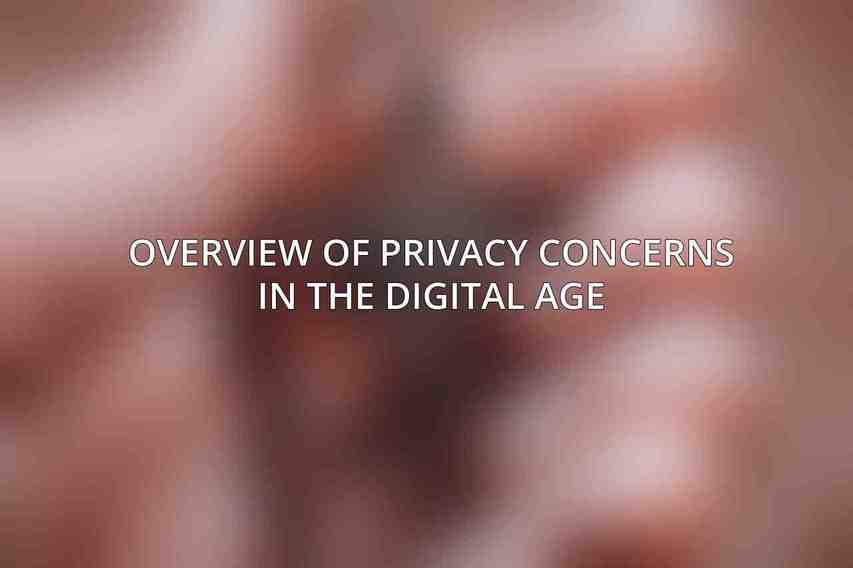 Overview of Privacy Concerns in the Digital Age