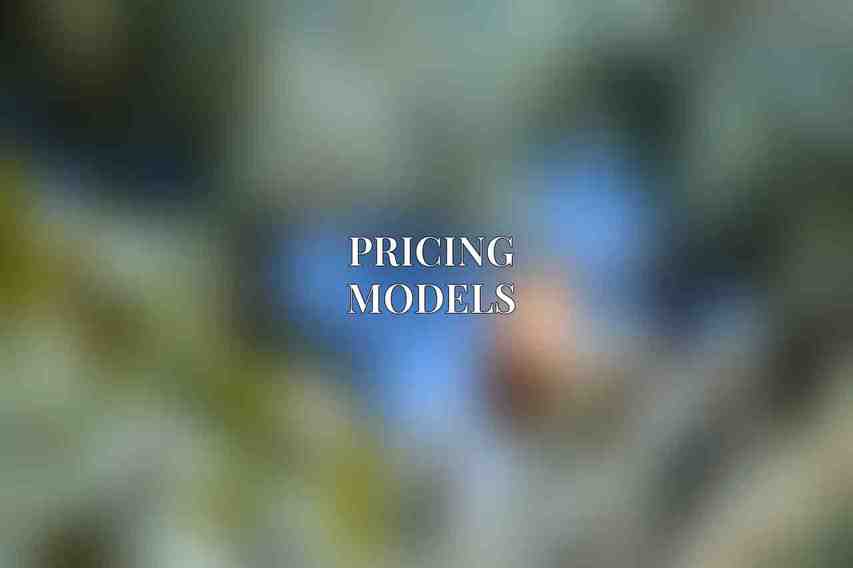 Pricing Models