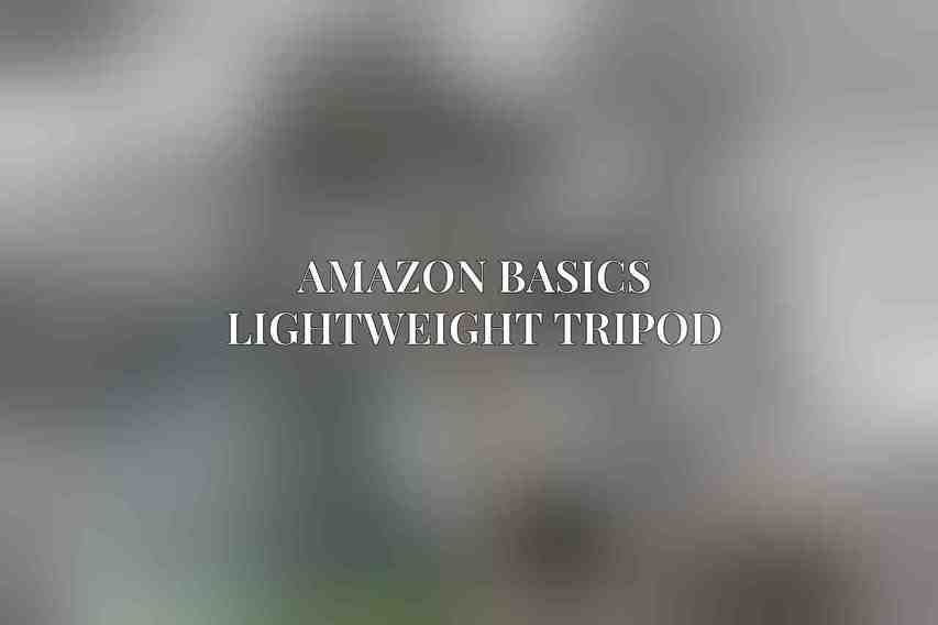 Amazon Basics Lightweight Tripod