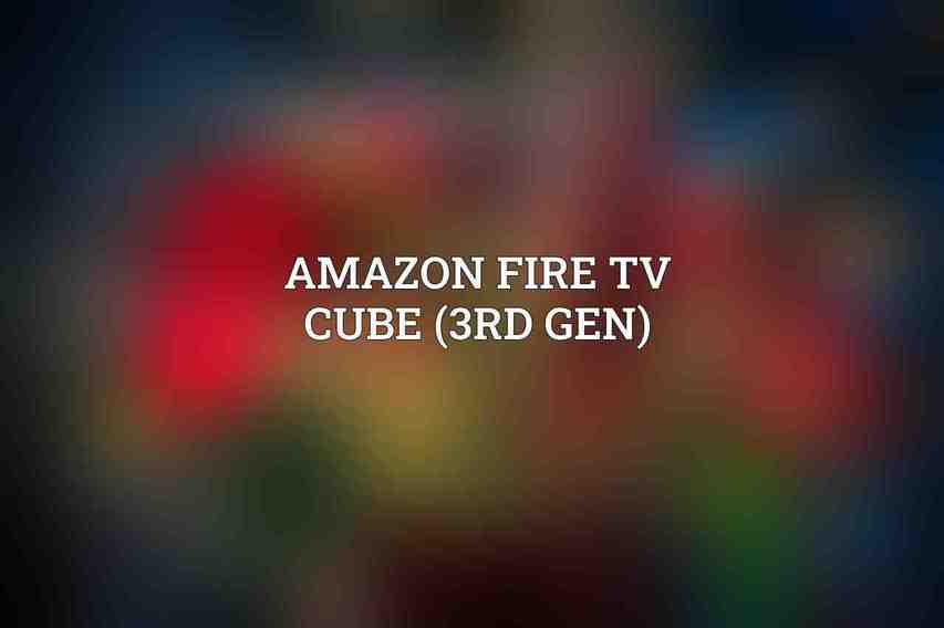 Amazon Fire TV Cube (3rd Gen)