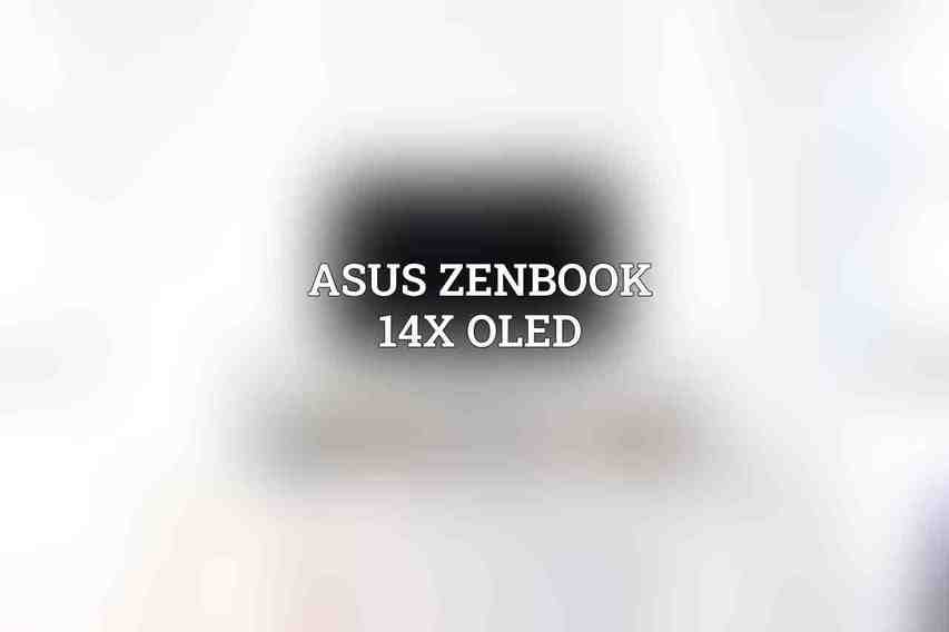 ASUS ZenBook 14X OLED
