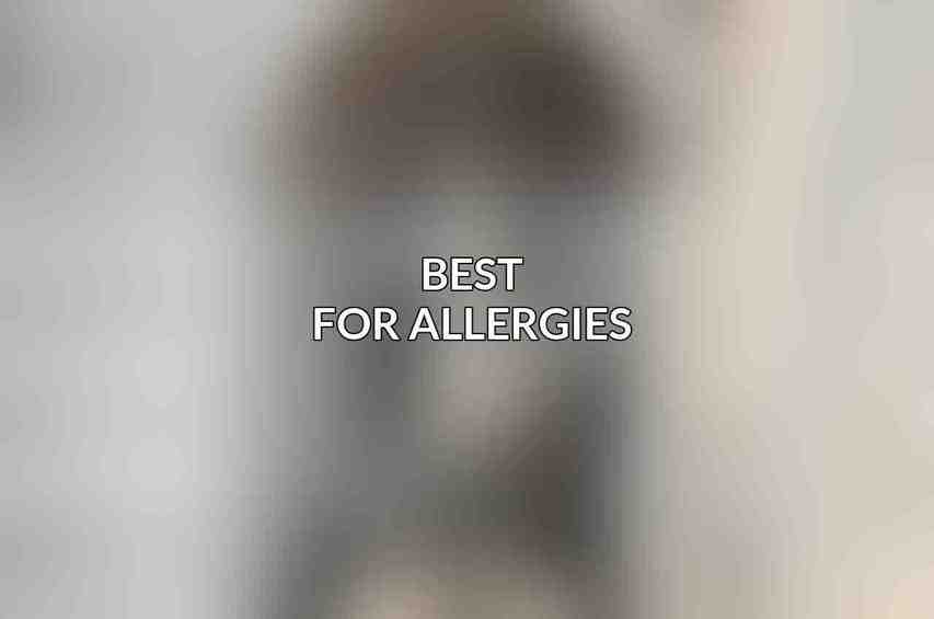 Best for Allergies