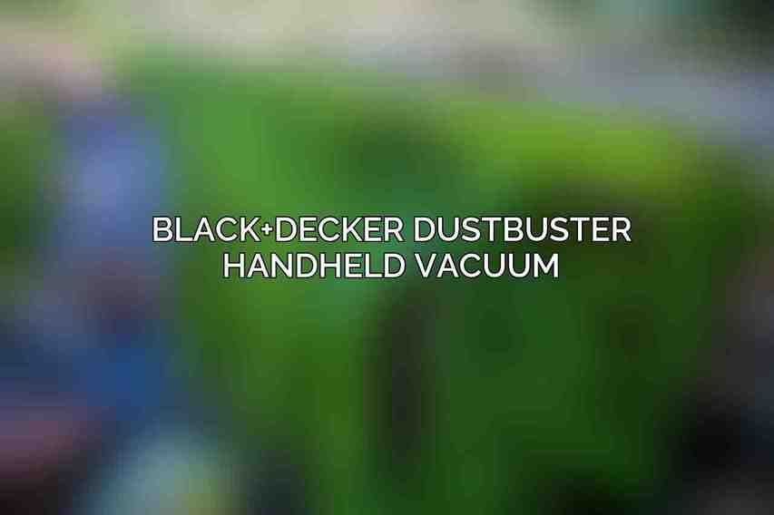 Black+Decker Dustbuster Handheld Vacuum