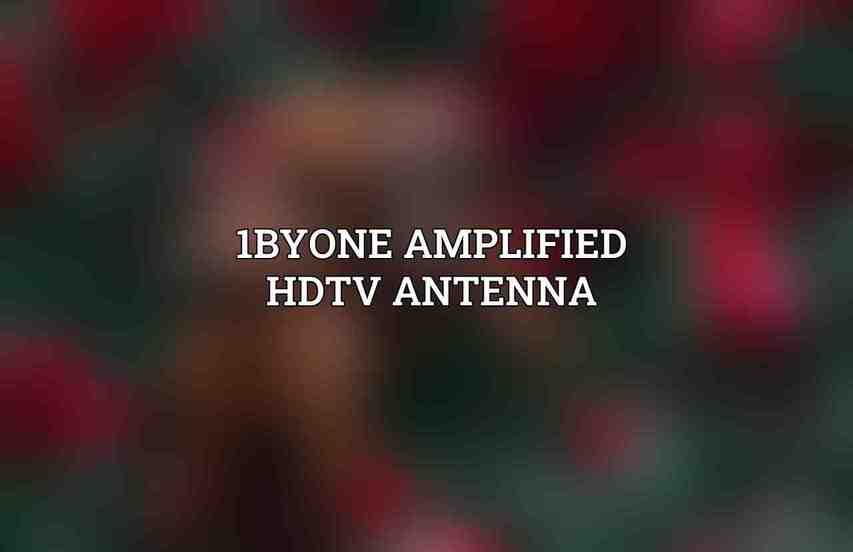 1byone Amplified HDTV Antenna