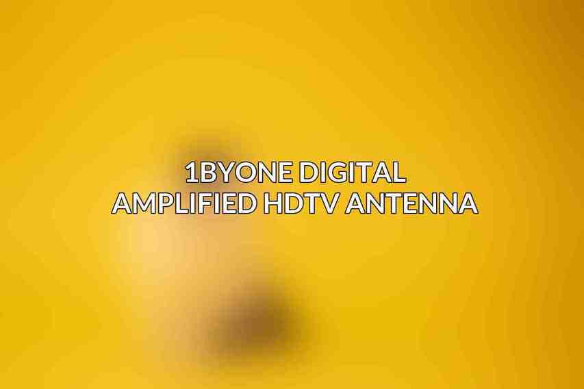1byone Digital Amplified HDTV Antenna