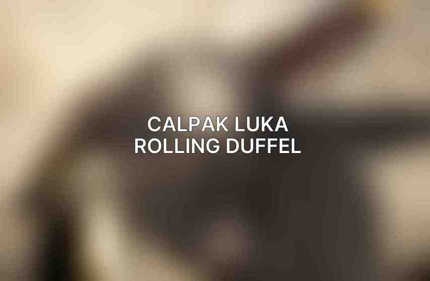 Calpak Luka Rolling Duffel
