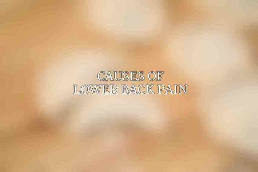 Causes of Lower Back Pain: