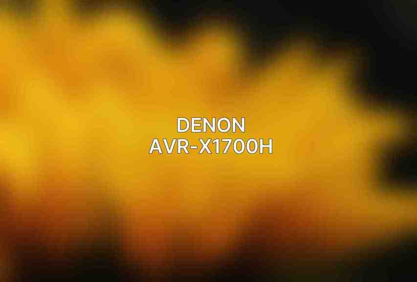 Denon AVR-X1700H