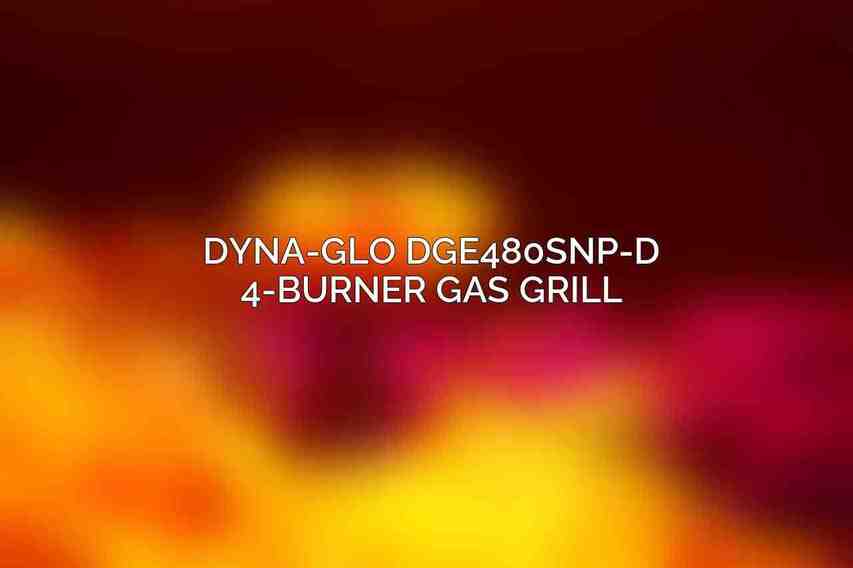 Dyna-Glo DGE480SNP-D 4-Burner Gas Grill
