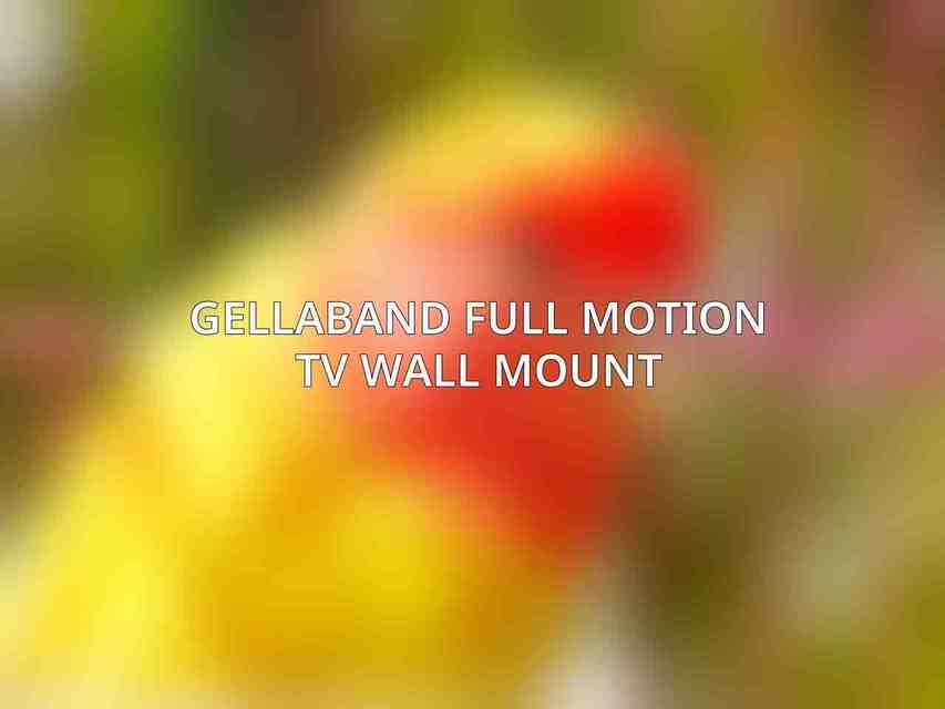 GELLABAND Full Motion TV Wall Mount