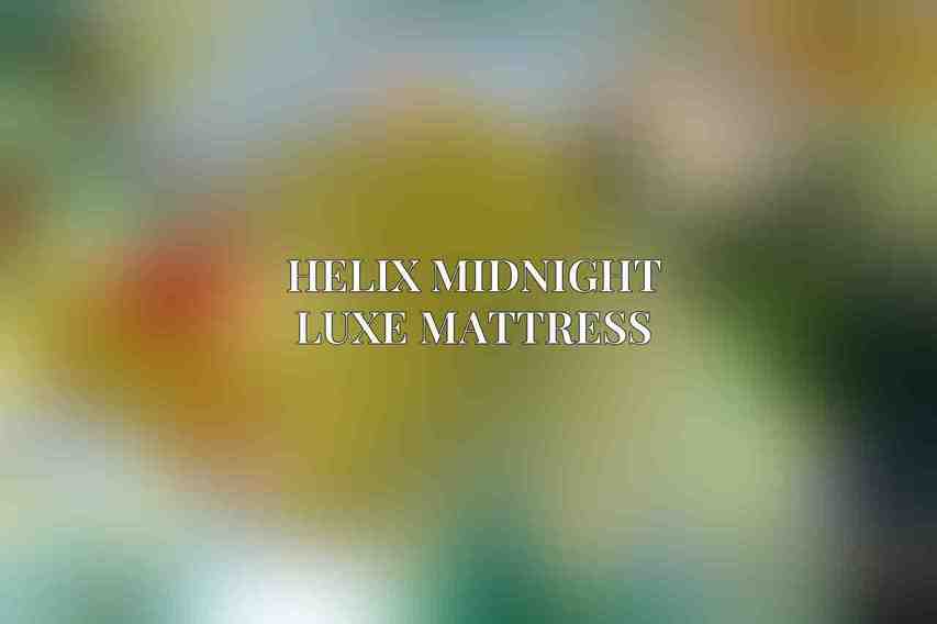 Helix Midnight Luxe Mattress