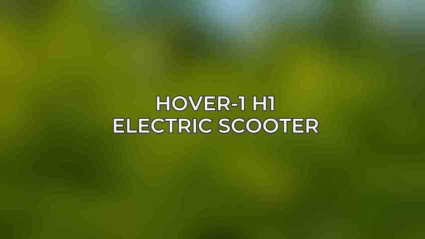 Hover-1 H1 Electric Scooter