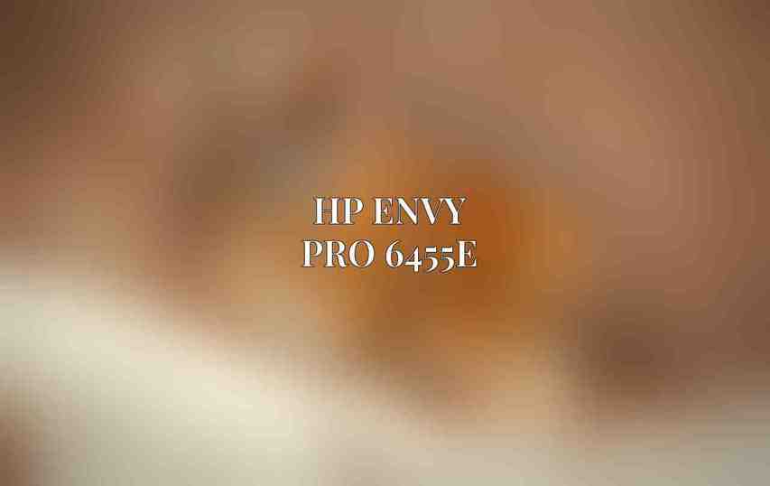 HP Envy Pro 6455e