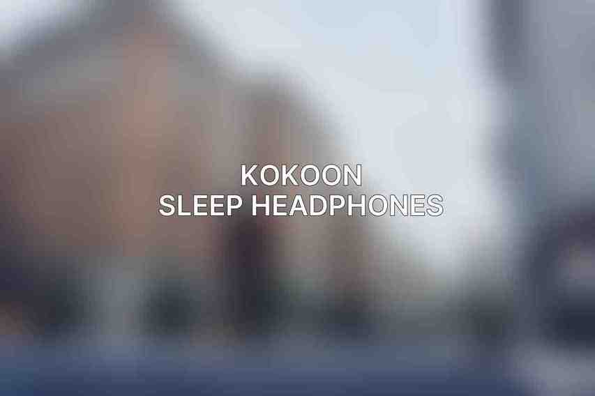 Kokoon Sleep Headphones