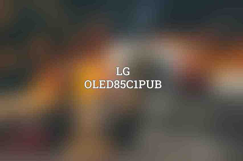 LG OLED85C1PUB