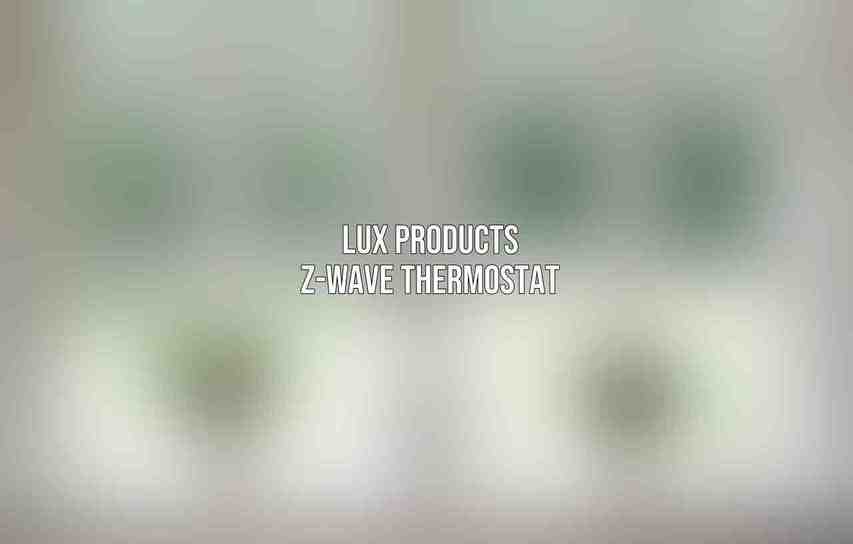 Lux Products Z-Wave Thermostat
