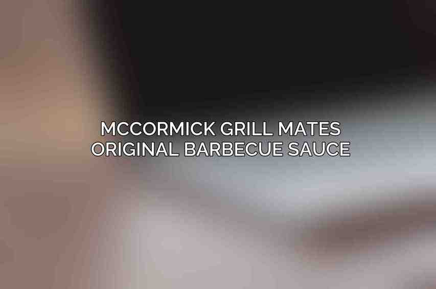 McCormick Grill Mates Original Barbecue Sauce