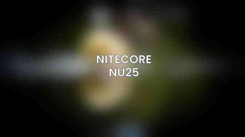 Nitecore NU25