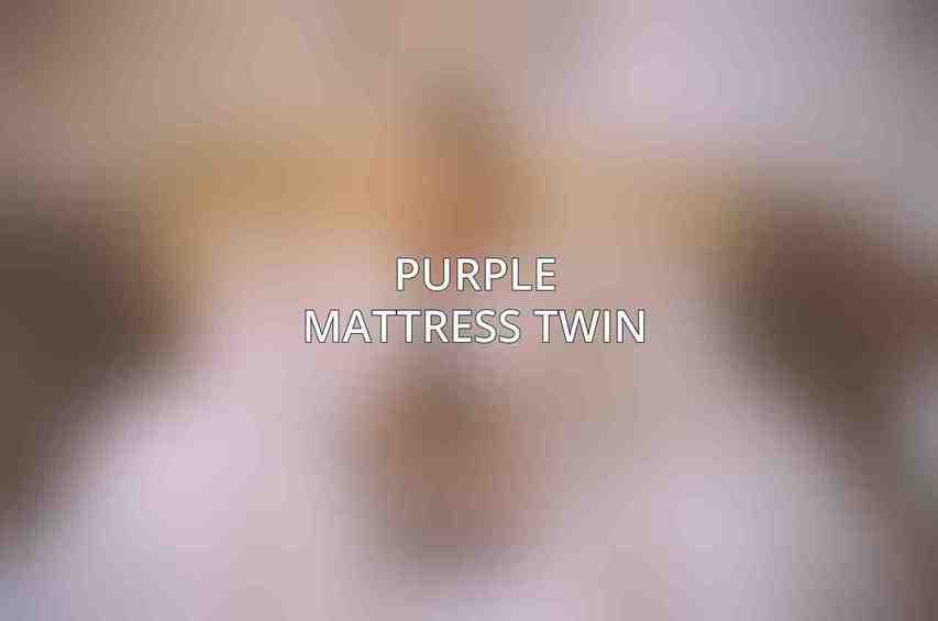 Purple Mattress Twin