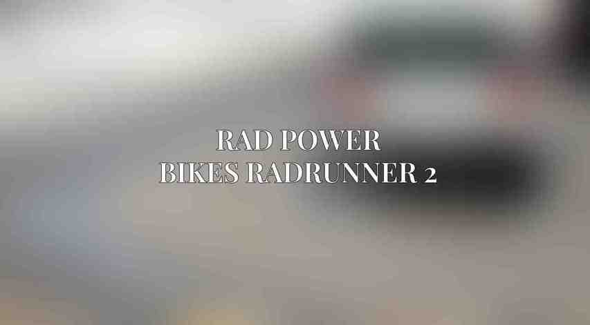 Rad Power Bikes RadRunner 2