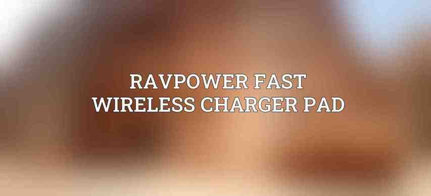 RAVPower Fast Wireless Charger Pad