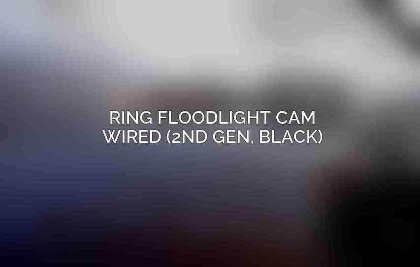 Ring Floodlight Cam Wired (2nd Gen, Black)