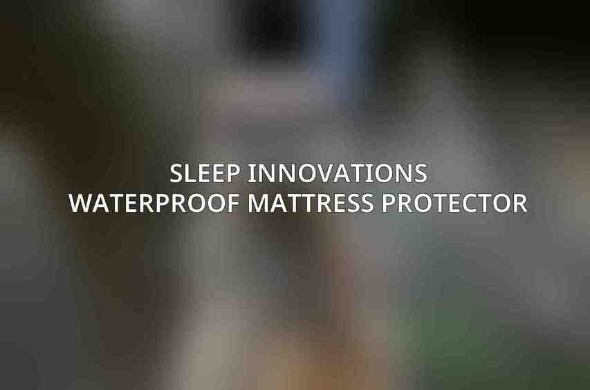 Sleep Innovations Waterproof Mattress Protector