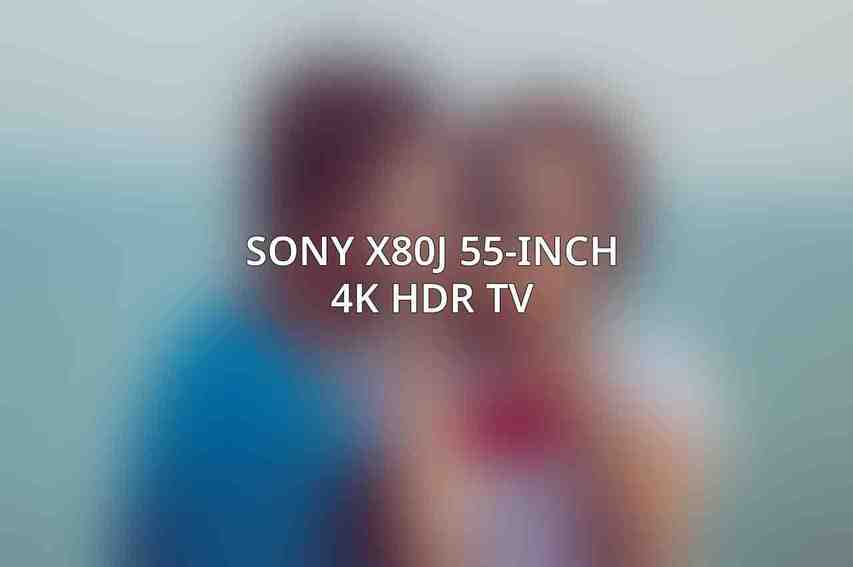 Sony X80J 55-Inch 4K HDR TV