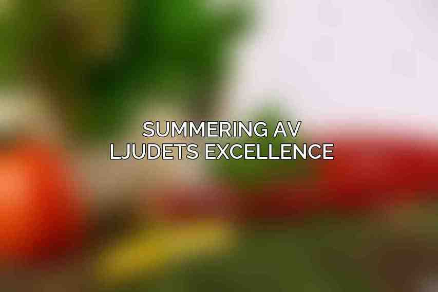 Summering av Ljudets Excellence