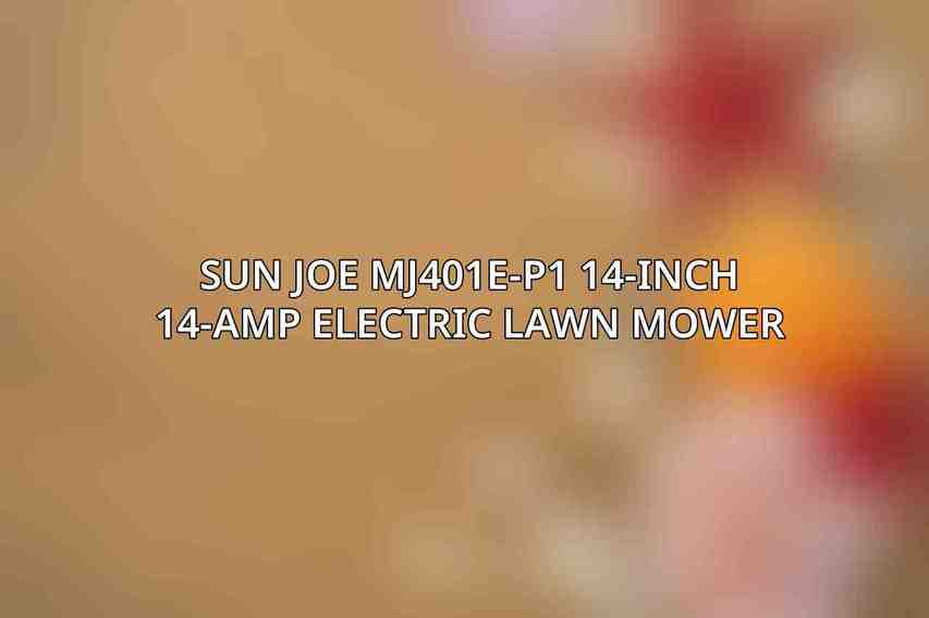 Sun Joe MJ401E-P1 14-Inch 14-Amp Electric Lawn Mower