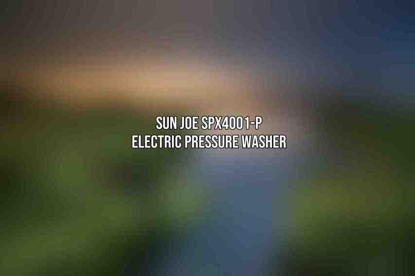 Sun Joe SPX4001-P Electric Pressure Washer