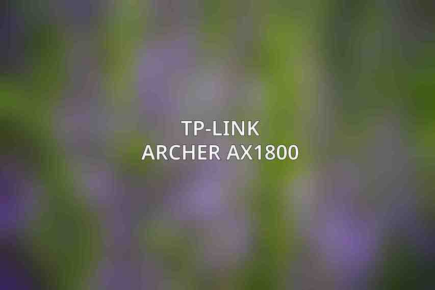 TP-Link Archer AX1800
