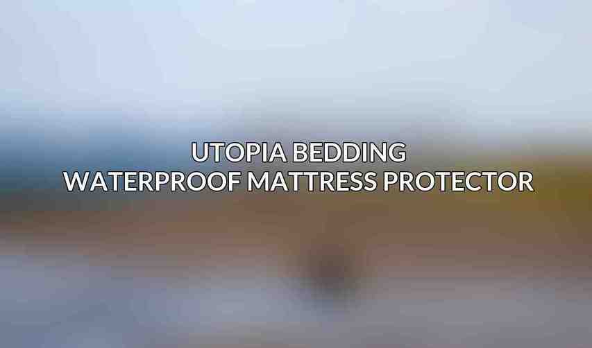 Utopia Bedding Waterproof Mattress Protector