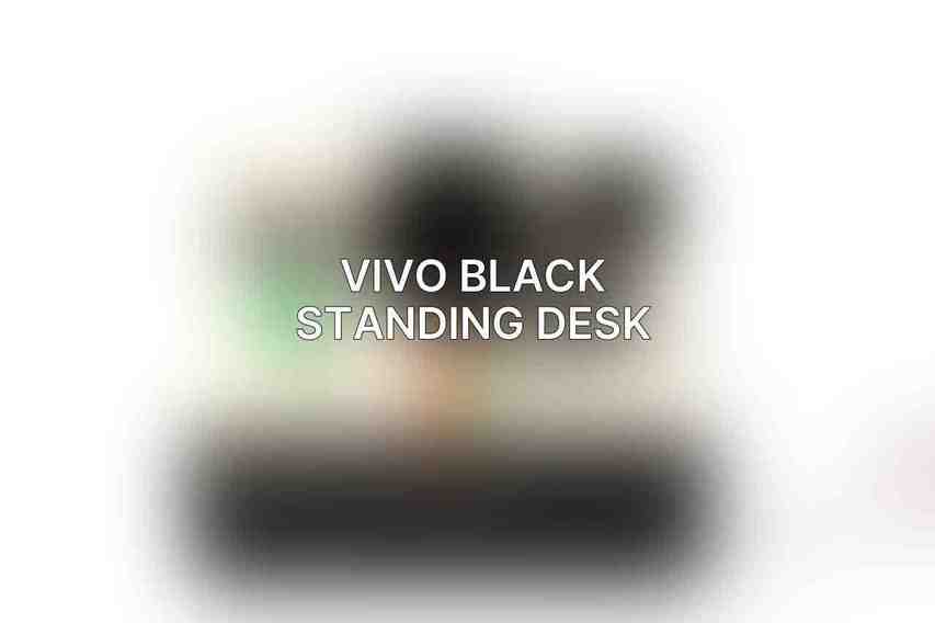 VIVO Black Standing Desk